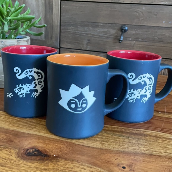 3 RARE Starbucks Mugs Dragons and Mermind - Picture 10 of 12